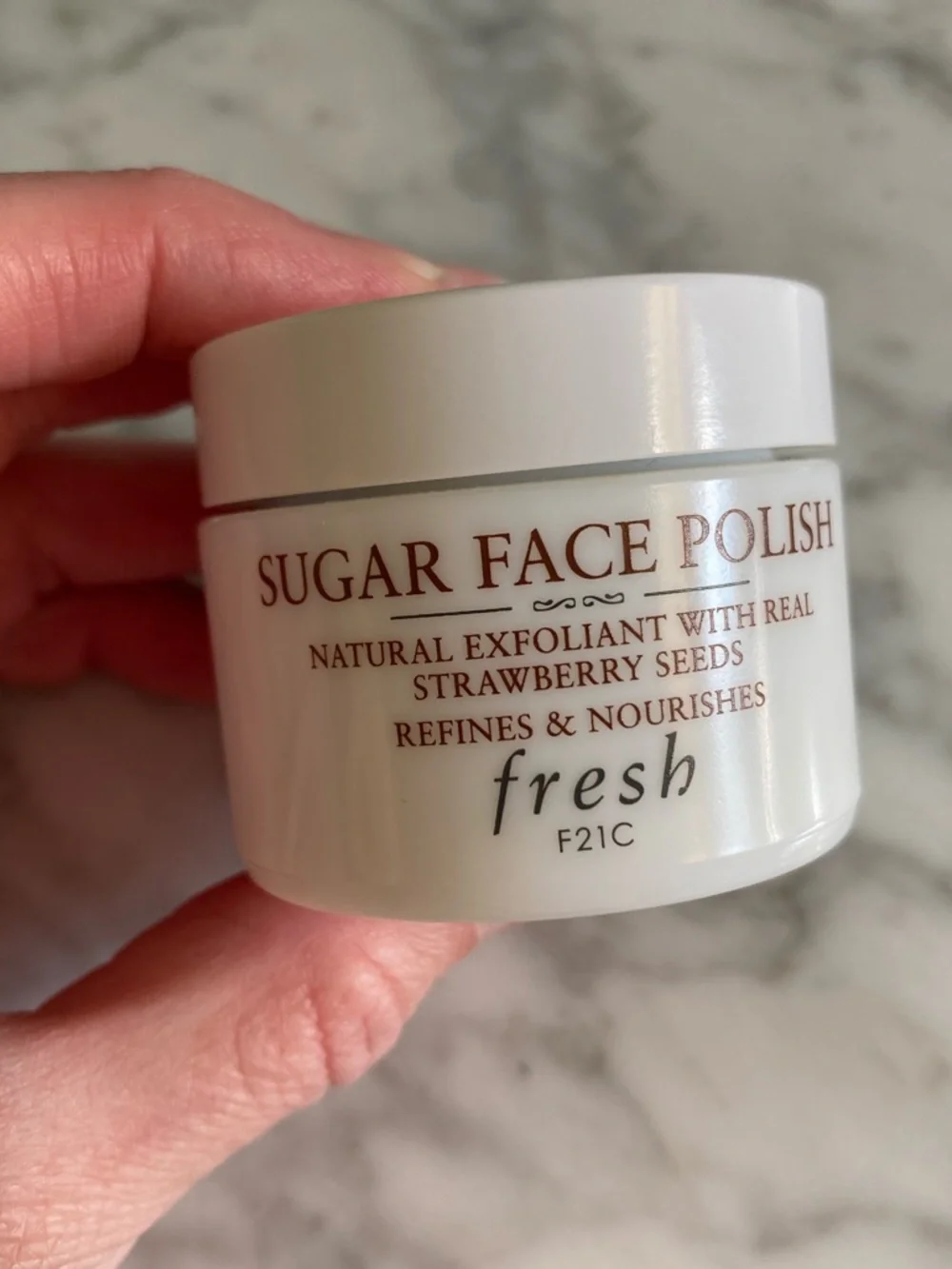 Fresh New Sugar Face Polish Exfoliant 1oz Size Unsealed